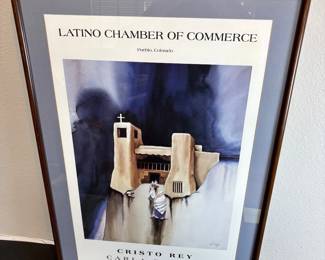 ar Framed Limited Edition Art Print Cristo Rey by Carla Romero