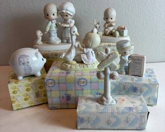 z Enesco Precious Moments 6Piece Collectible Set with Original Boxes