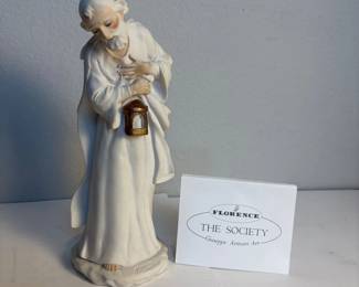 aa Florence Giuseppe Armani Art Sculpture  Saint Joseph Figurine with Original Box and Papers