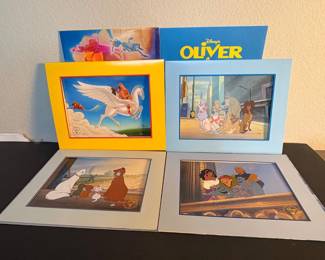 d Disney Exclusive Commemorative Lithograph Lot Featuring Iconic Animated Classics