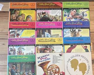bb Vintage Childrens Record Lot  Golden Record Library