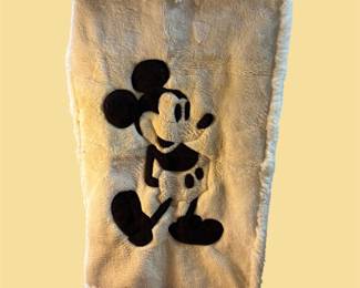 d Vintage Mickey Mouse Sheepskin Rug