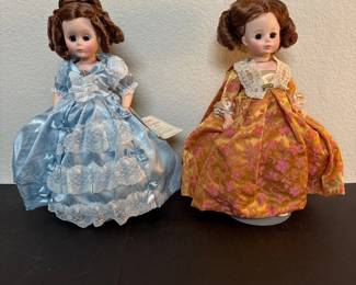 z Madame Alexander First Lady Doll Collection Featuring Sarah Polk and Elizabeth Monroe with original boxes
