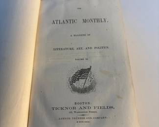 eee Atlantic Monthly Volume 11  Published by Ticknor and Fields