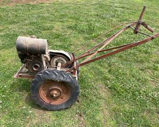 Vintage Walk behind Garden Tractor 