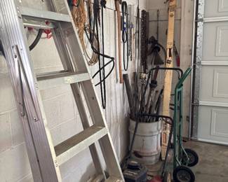 Ladder and yard tools