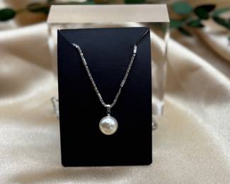 Pearl and Sterling Necklace
