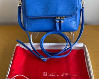 Leather Purses w/ silk scarves