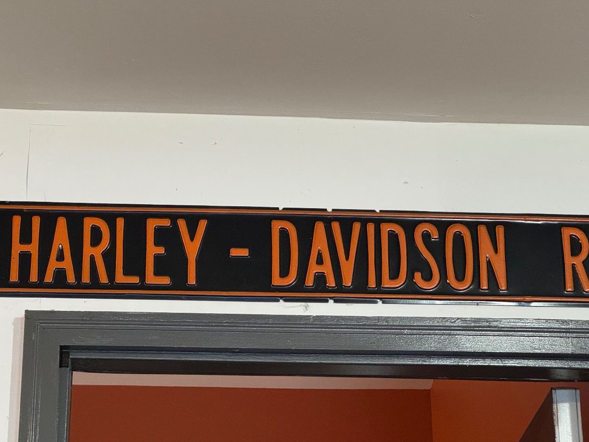 metal  Harley Davidson Sign 