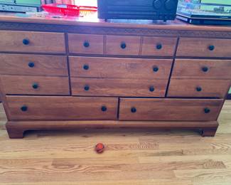 very nice wooden dresser 