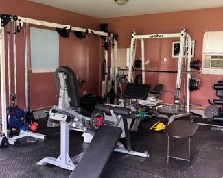 Entire Gym set up 