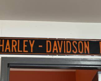 metal  Harley Davidson Sign 