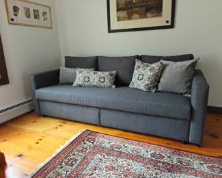 006 – IKEA Friheten Sleeper Sofa, Gray – 89 x 38 x 30
