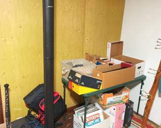 Bose PA system and vinyl records