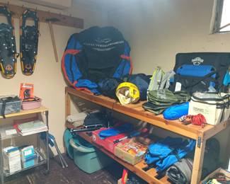 Fishing, camping and snowy activities gear