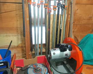 Clamps and sawblades