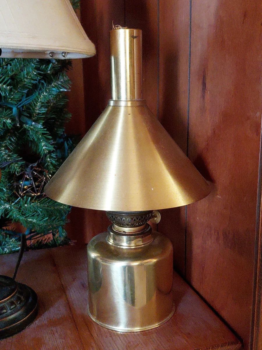 Brass Oil Lamp