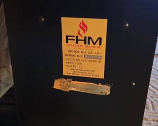 FHM Free Heat Machine Electric Fireplace Insert Model  second image