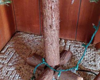 Artificial Christmas Tree with Natural Trunk second image