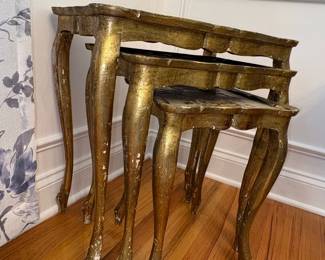 Vintage Italian Florentine Nesting Tables third image