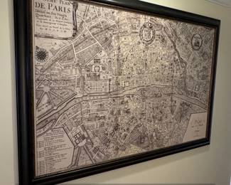 Huitieme Plan de Paris Divis en Ses Vingt Quartiers Map
