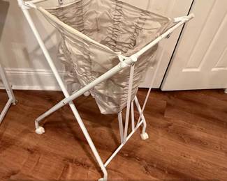 Honey Can Do Collapsible Laundry Hamper with Wheels