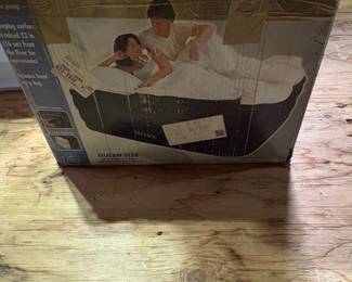 Intex Raised Downy Airbed Queen Size with Builtin Electric Pump
