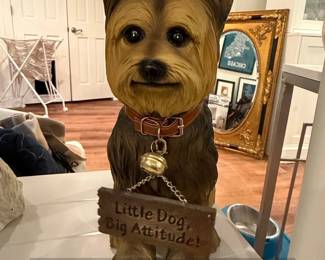 Yorkshire Terrier Little Dog, Big Attitude Figurine