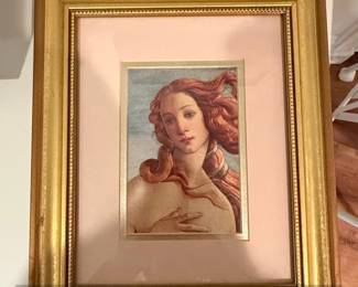 Sandro Botticelli The Birth of Venus Detail Framed Print