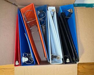 Assorted Color Ring Binders