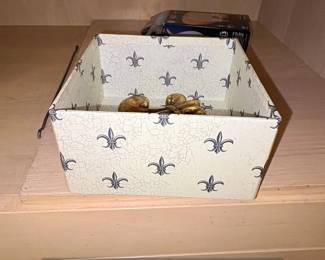 TriCoastal Design Fleurdelis Decorative Box second image