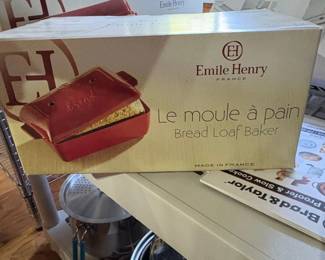 Emile Henry Bread Loaf Baker Red