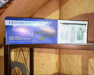 Wall Mounted Retractable Clothes Hanger System