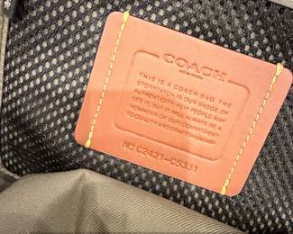 Coach Gotham Pack Pebbled Leather Crossbody Sling Bag second image