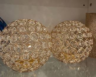 Crystal Ball Candle Holder