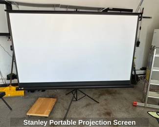 Stanley Portable Projection Screen