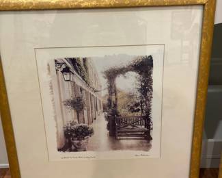 Allen B. Carter Print of a Park Bench