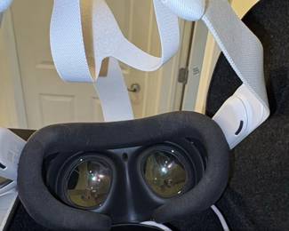 Meta Quest VR Headset with Controllers and Charging Dock third image