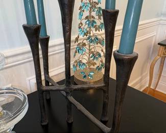 Modern Abstract Candlestick Roots Candelabra second image
