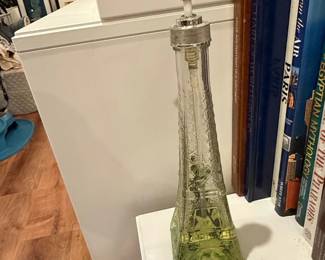 Eiffel Tower Shaped Glass Bottle