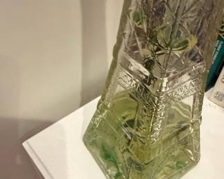 Eiffel Tower Shaped Glass Bottle second image