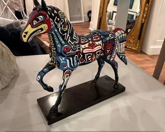 The Trail of Painted Ponies Spirits of the Northwest Figurine