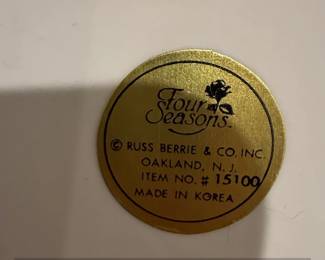 Four Seasons by Russ Berrie  Co. Inc. Trinket Box second image
