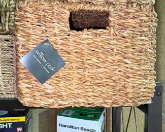 Willow Park Woven Storage Basket