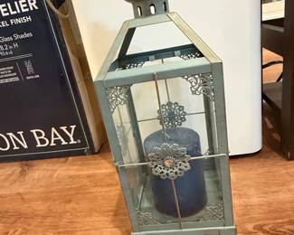 Decorative Lantern with Candle