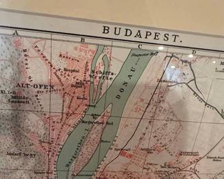 Map of Budapest, Hungary second image