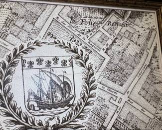 Huitieme Plan de Paris Divis en Ses Vingt Quartiers Map fourth image