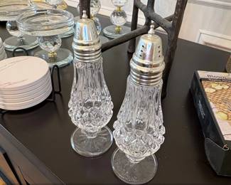 Waterford Crystal Lismore Salt and Pepper Shakers