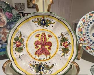 Ceramica Saturnia Firenze Decorative Plate