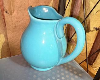 Turquoise Fiesta Disc Water Jug